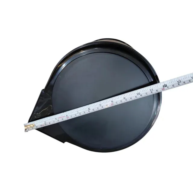 Auto Lid Dustbin 8 Ltr Stainless Steel Silver and Black Garbage Bin for Modular Kitchen Cabinets (2885)