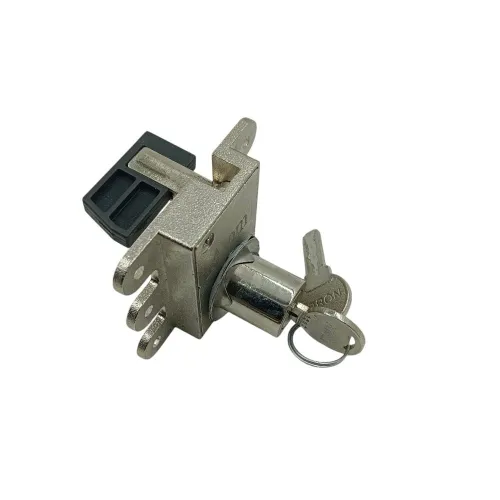 Sliding door center lock flap lock single lock for overlapped doors 25mm with ultra key atom 1 years warrenty (2431)