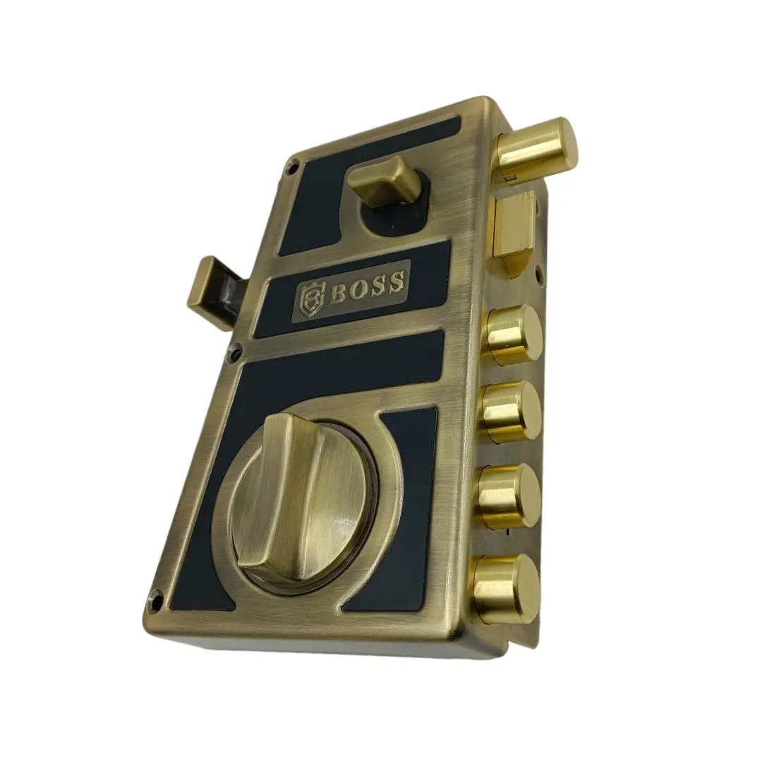 Boss Maindoor Lock With Mortise Handle Ultra Titan Bolt Antique Finish UTLH7511AB(left) and UTRH7511AB(right) 15 years warrenty (1034)