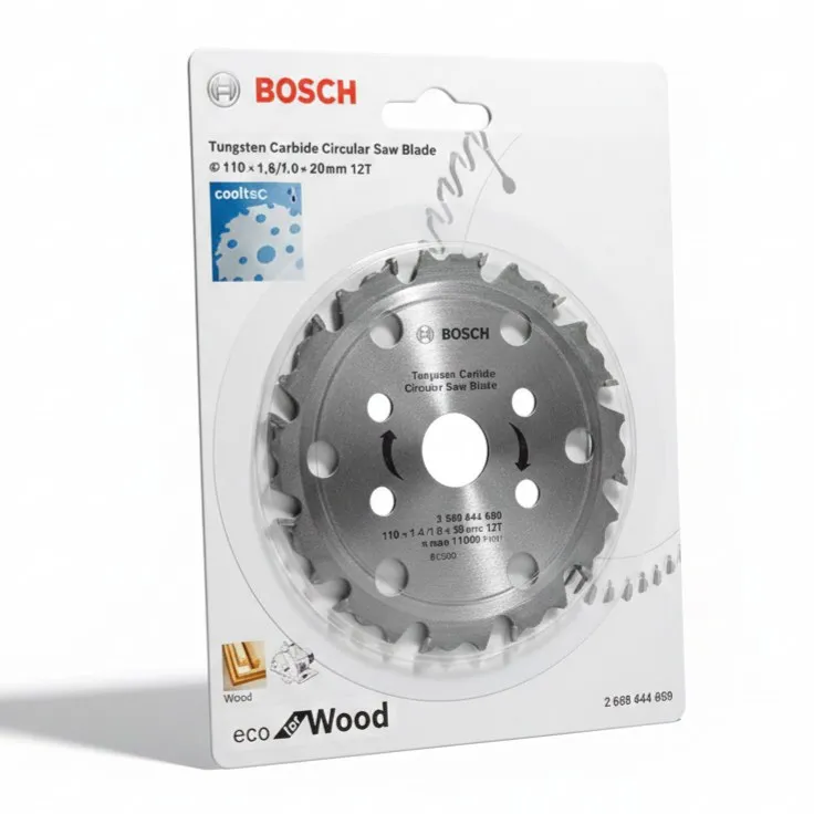 Bosch Circular Saw Blade 110mm (4") 12 Teeth - Wood Cutting (1121)
