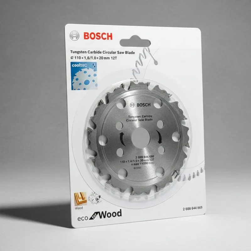 Bosch Circular Saw Blade 110mm (4") 12 Teeth - Wood Cutting (1121)