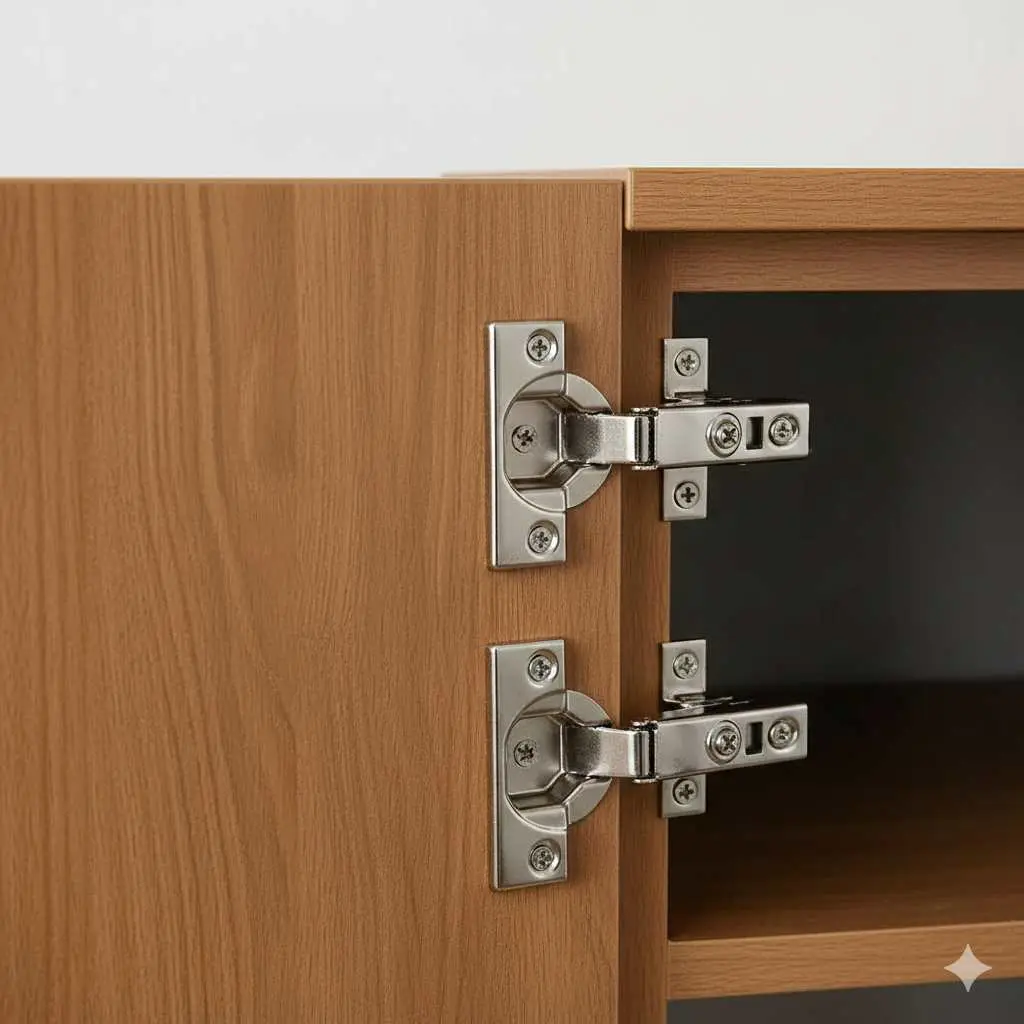 Cabinet Auto Hinge Benzo Stainless Steel Soft Close Heavy-Duty - 240gm Weight, 0/8/16 Crank Options (All parts s.s) (5-Year Warranty)(1011)