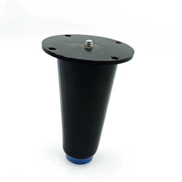 Sofa leg cone shape 3",4" black matt finish