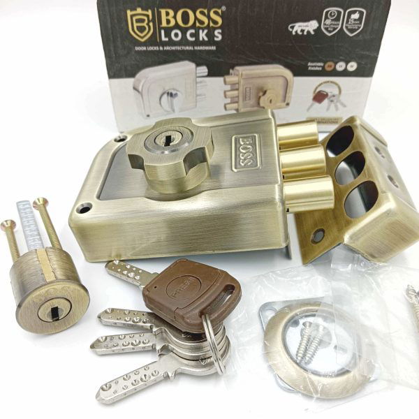 Boss maindoor lock three deadbolt 9959AB