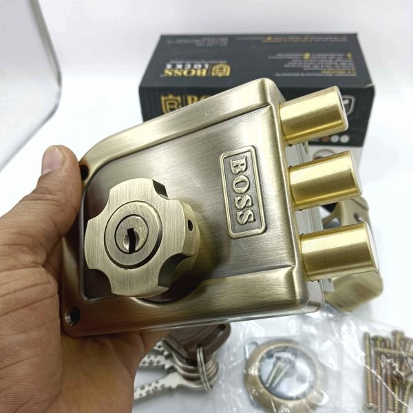 Boss maindoor lock three deadbolt 9959AB
