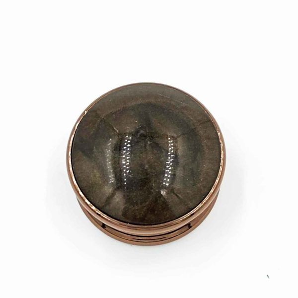 Drawer knob 35mm round Gold/white,Antique/brown,