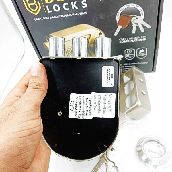 Boss maindoor lock three deadbolt 9953ss