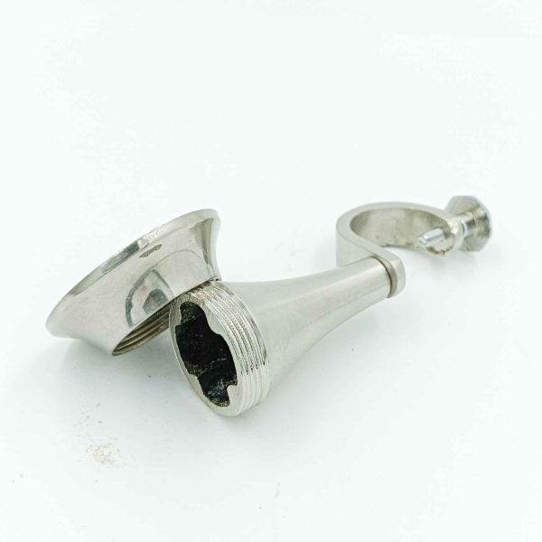 Center and side support for curtain bracket 4"concealed type