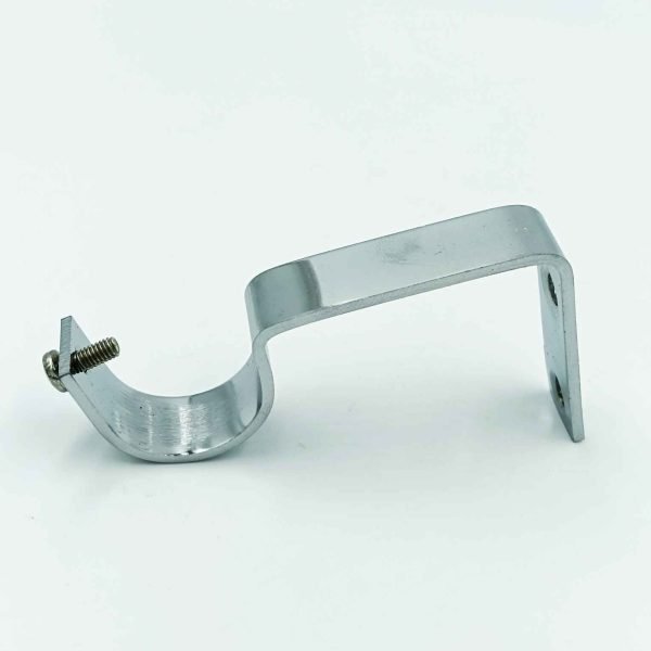 Steel c.p finish Center and side support for curtain bracket 2.5*16