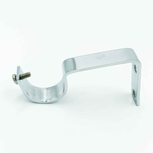 Steel c.p finish Center and side support for curtain bracket 2.5*16