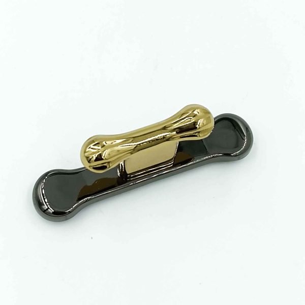 Drawer knob fancy Rosegold ,Gold/black
