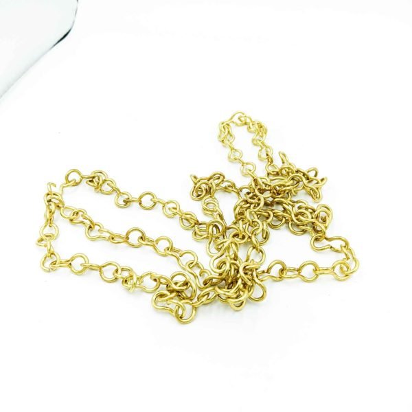 Brass gold hanging chain small for hanging bells