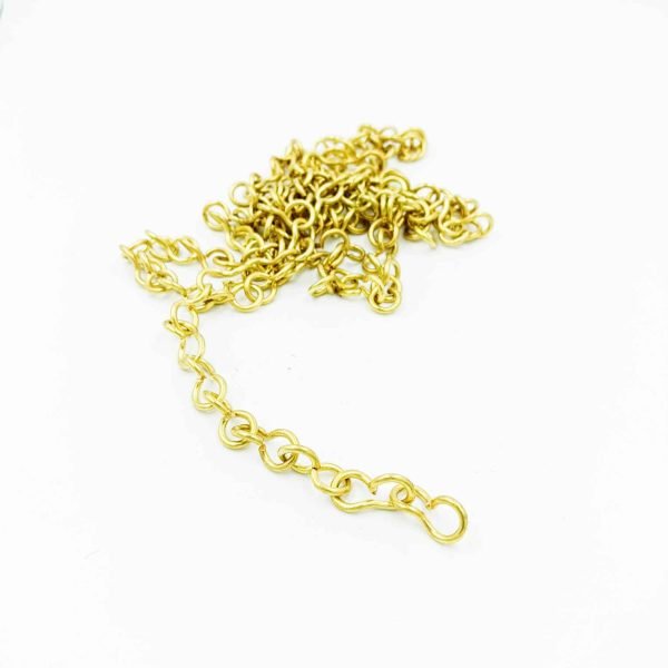 Brass gold hanging chain small for hanging bells