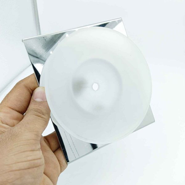 Single soap dish stainless steel plate with tuffned glass holder best quality