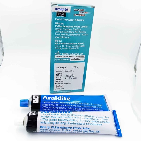 Araldite Fast and clear epoxy adhesive 5minutes setting 10g,26g,90g,180g,270g