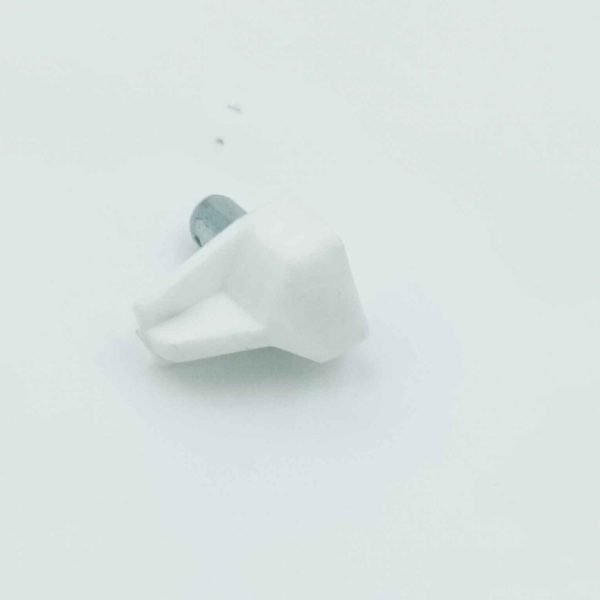 Self pin without screw pin type white/steel for wardrobe self