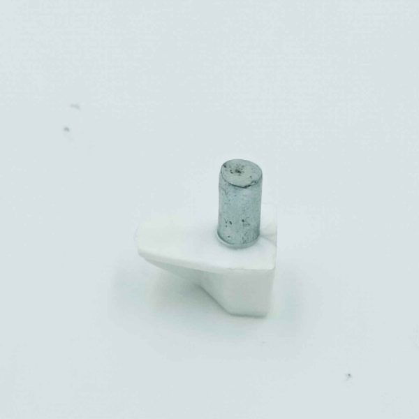 Self pin without screw pin type white/steel for wardrobe self