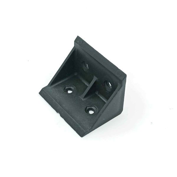 PVC L clamp corner bracket 90 degree nylon white/black
