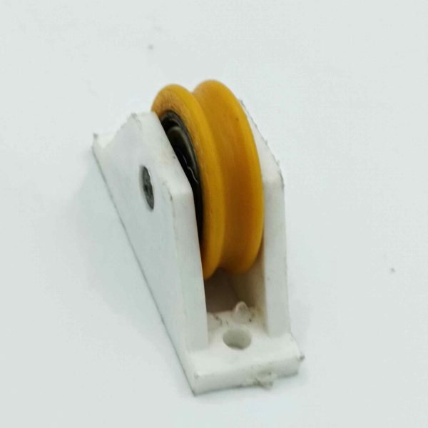 Aluminium sliding window wheel pully wheel small yellow