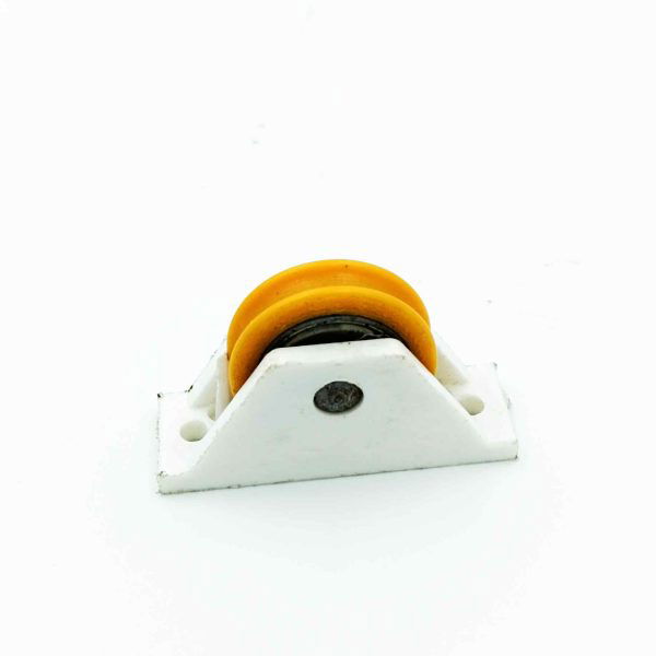 Aluminium sliding window wheel pully wheel small yellow