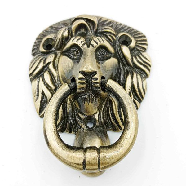 Brass antique door knocker Lion 4",5",7"