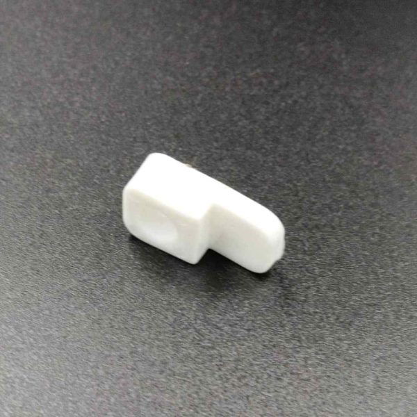 Glass panel clip center support fibre white