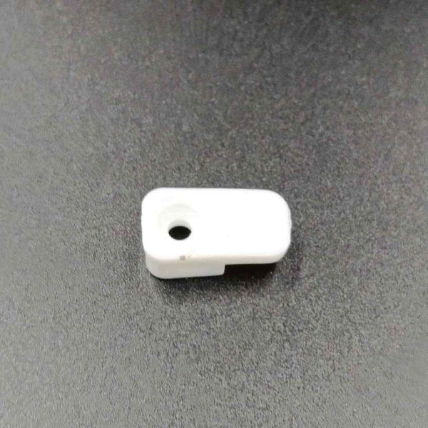 Glass panel clip center support fibre white