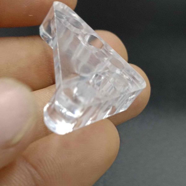 6mm glass corner clip acrelic 1.5"