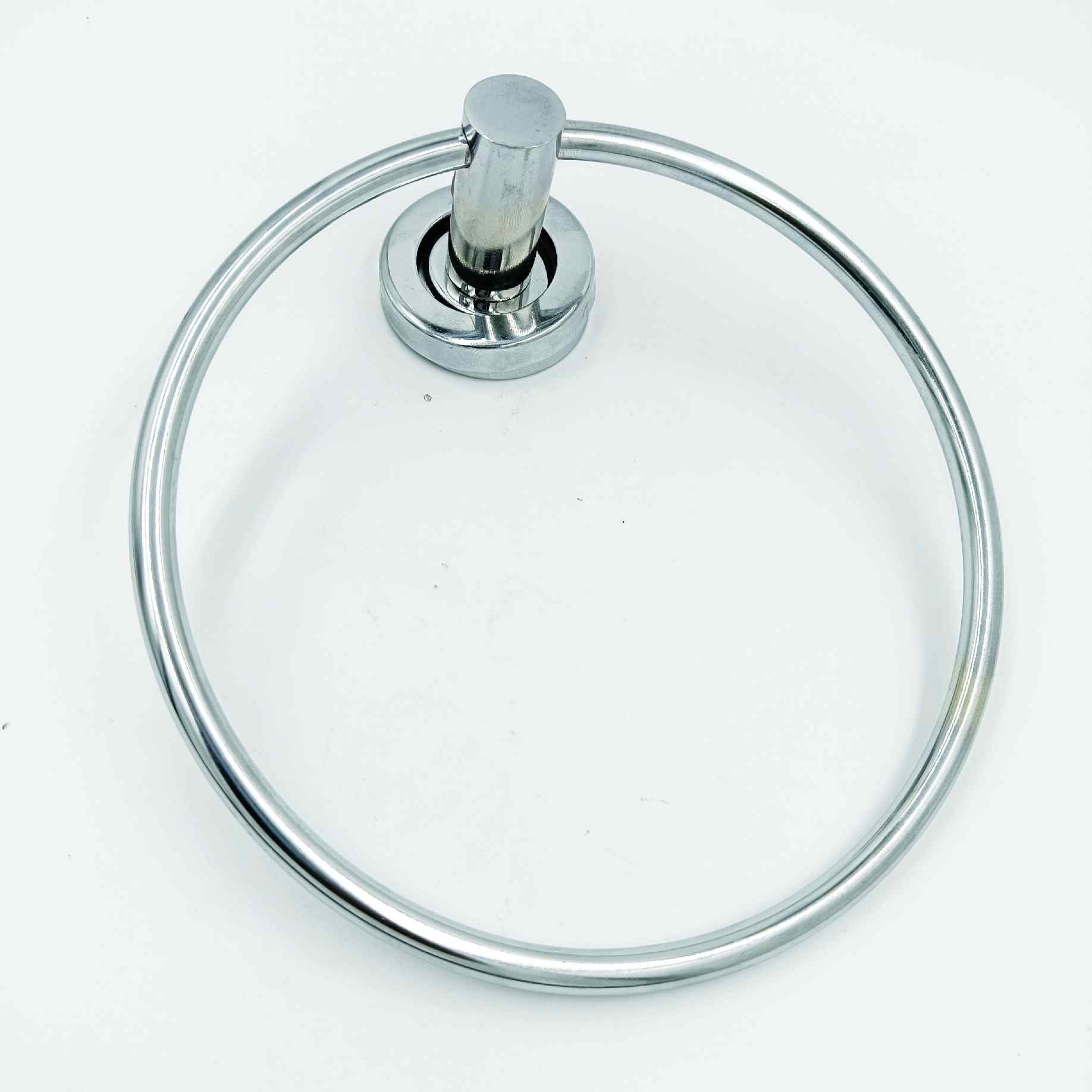 Silver Round Bathroom Towel Ring at Rs 120/piece in Gondal | ID:  2851512952891