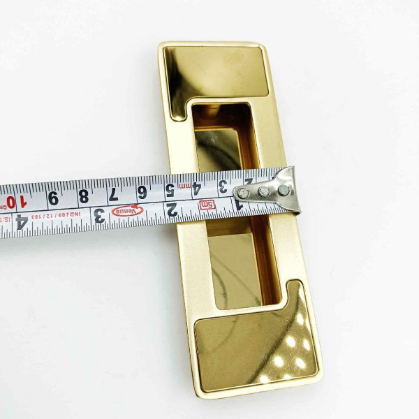 Concealed handle Gold giltter sliding