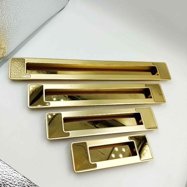 Concealed handle Gold giltter sliding
