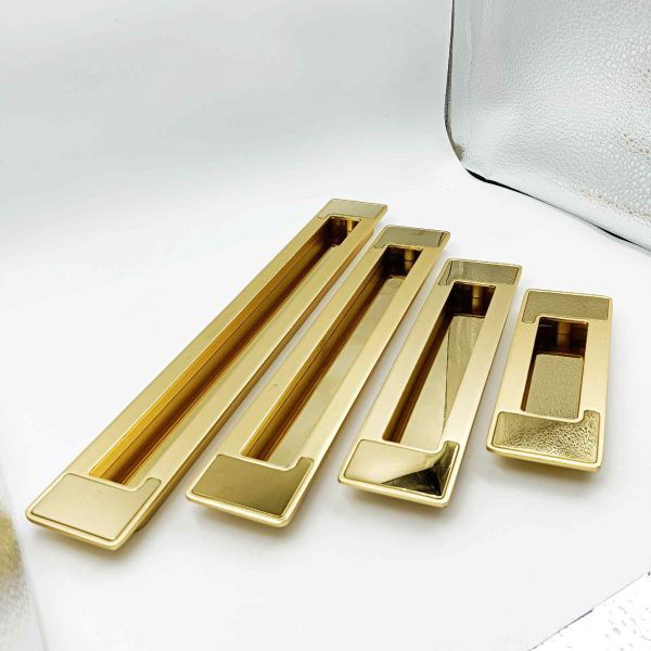 Concealed handle Gold giltter sliding