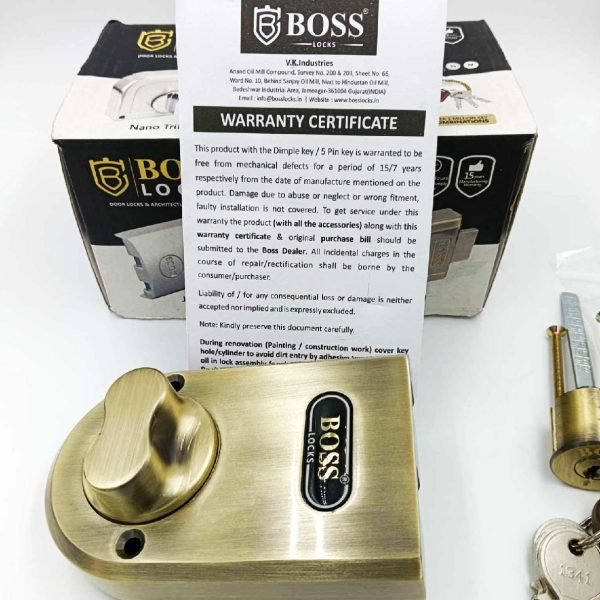 Boss maindoor lock for double door