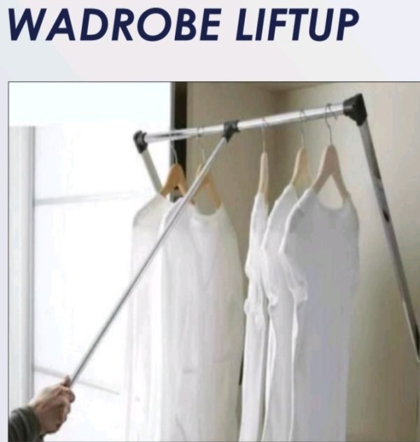 Pull down cloth lifter wardrobe