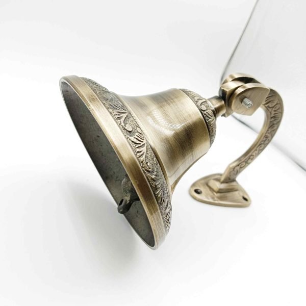 Bell brass Antique finish 7inch for mantap