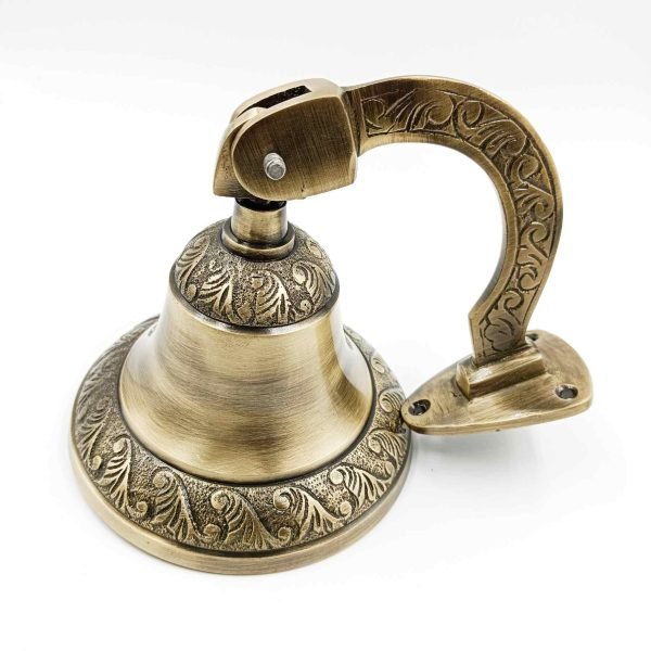 Bell brass Antique finish 7inch for mantap