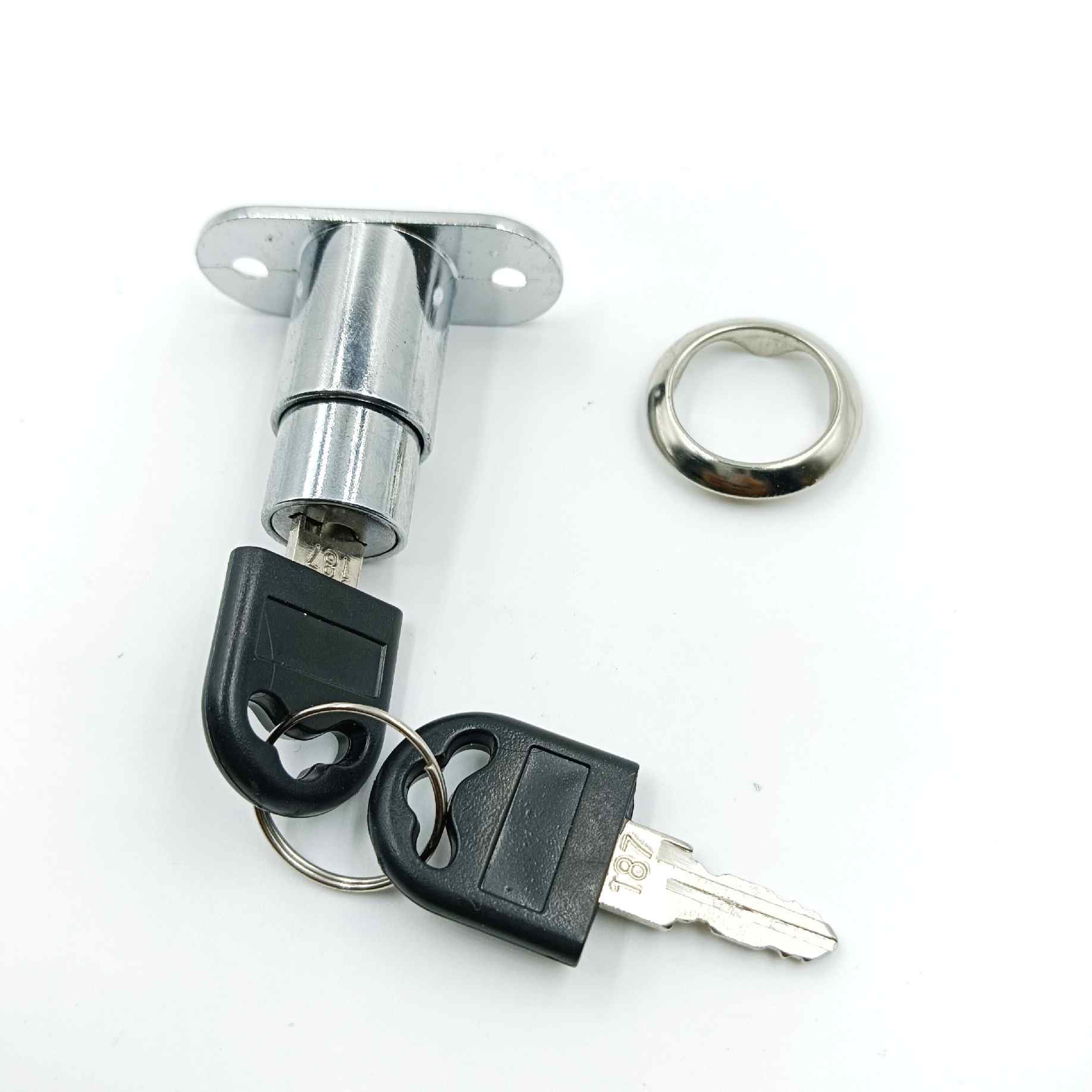 Center push lock for sliding wardrobe door 25mm,32mm double sliding ...