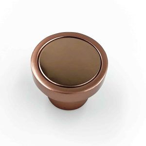 Drawer cabinet knob round pvd rosegold and matt rosegold