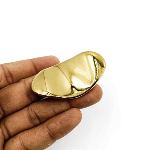 Fancy Drawer cabinet knob oval pvd gold finish