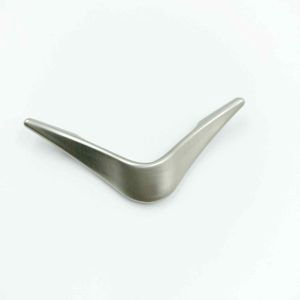 Drawer cabinet knob satin finish V type