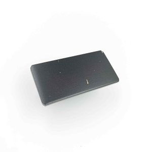 Drawer cabinet knob Rectangular black matt