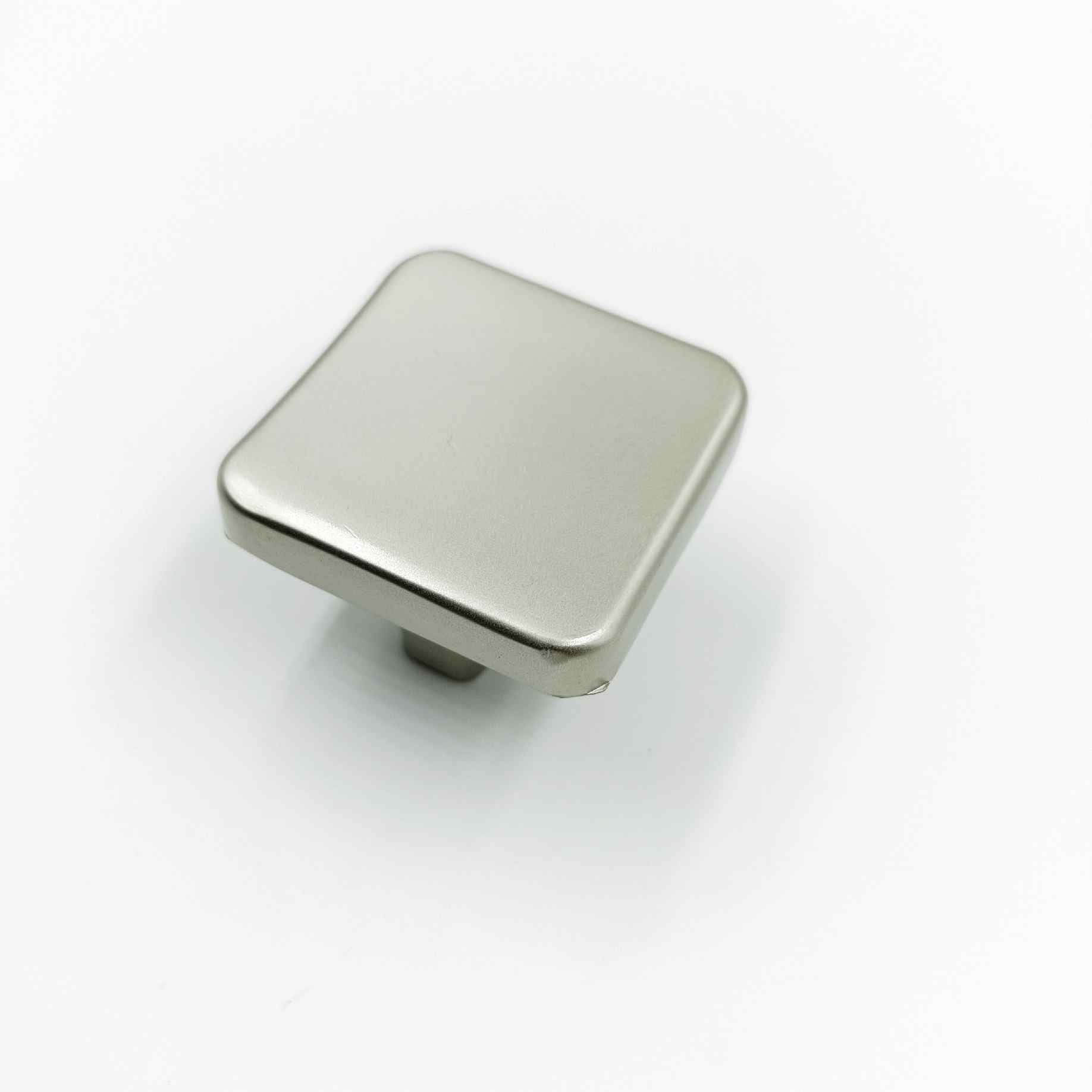 Drawer cabinet knob square satin finish 32mm best quality curved