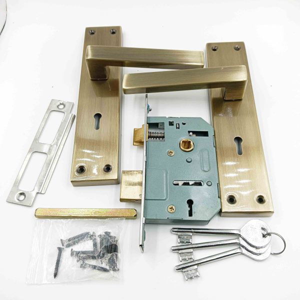 Mortise lock antique 8 inch square model