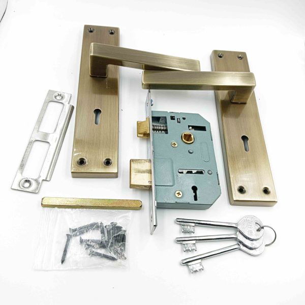 Mortise lock antique 8 inch square model