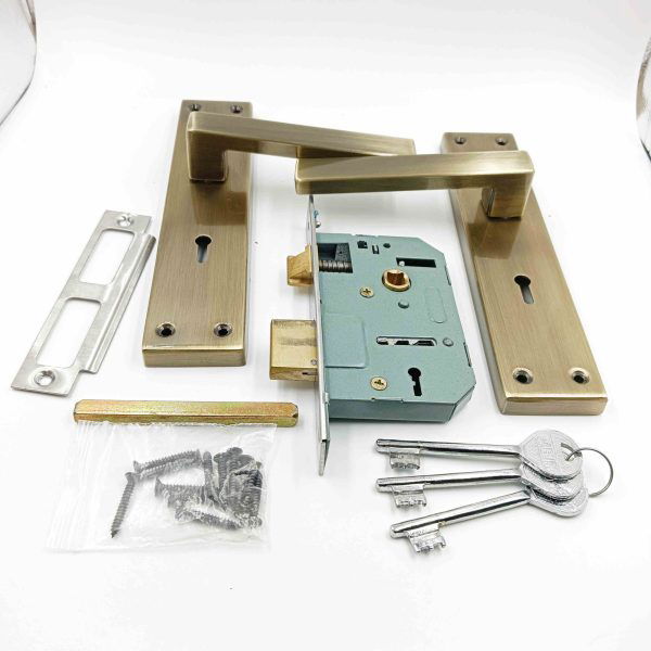 Mortise lock antique 8 inch square model