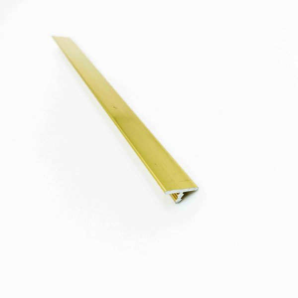 Aluminium T patti Gold finish 6mm