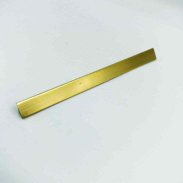 Aluminium T patti Gold finish 6mm