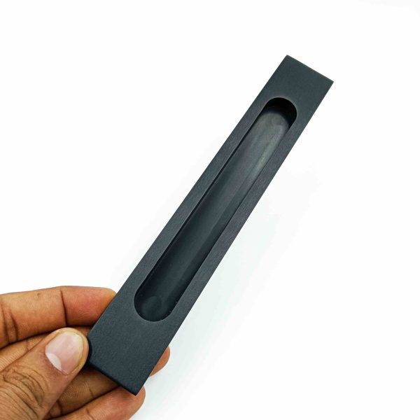 Concealed handle 1007 matt black sliding door handle