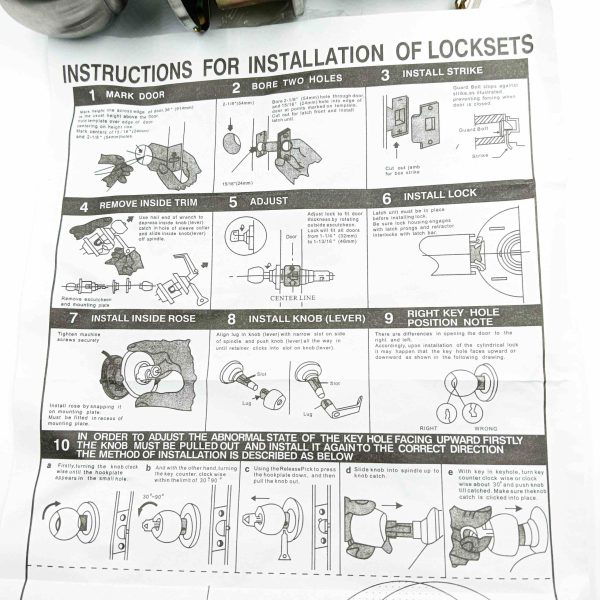 Cylindrical lock keyed godrej 5808 stainless steel for bedroom