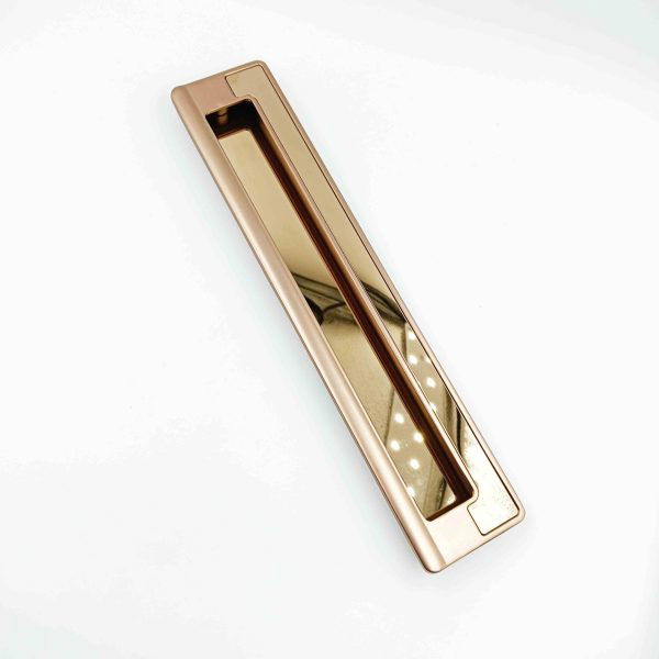 Concealed handle rosegold DC2607 sliding door handle